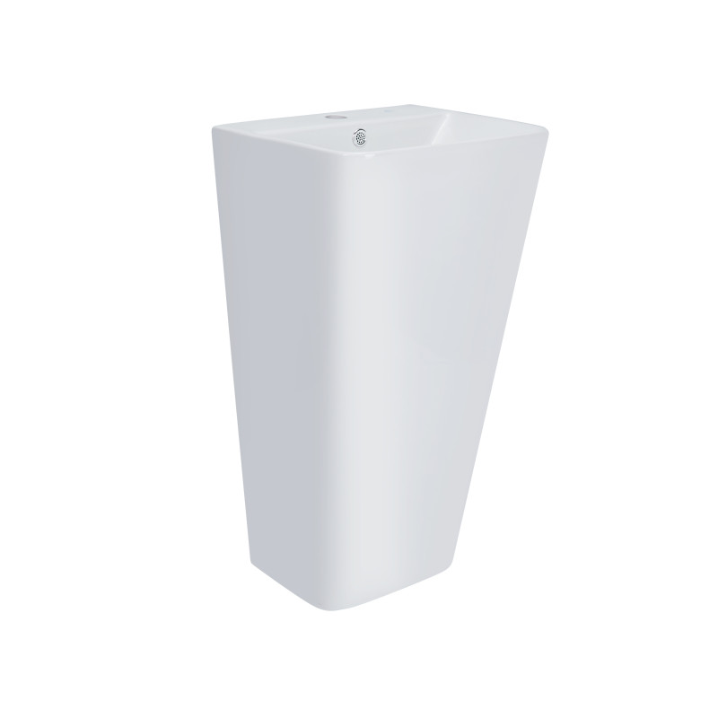 Qtap Раковина для підлоги моноблок Tern 440х380х830mm White QT1711G302WN