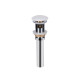 Qtap Комплект Tern: Раковина напольна моноблок 440х380х830 мм White + Донний клапан PU02O