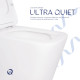 Готове рішення для ванної кімнати: Унітаз напольний Tern Ultra Quiet QT17223303AW + інсталяція QT0122490S+ клавіша QT0111M08V1384W