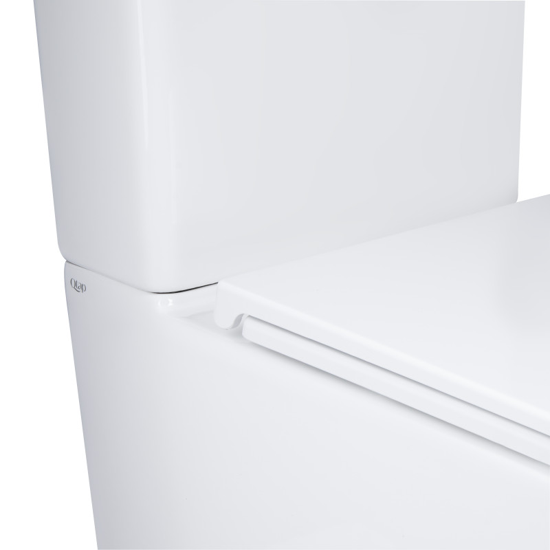 Qtap Напольный унитаз Tern Ultra Quiet безобедочный с сиденьем Soft-Close QT17222175AUQ1W White