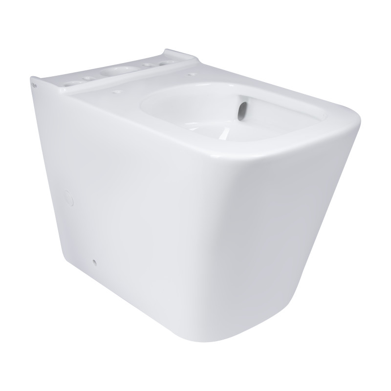 Qtap Напольный унитаз Tern Ultra Quiet безобедочный с сиденьем Soft-Close QT17222175AUQ1W White