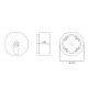 Qtap Диспенсер для паперових рушників Pohodli QT172WH42906 White (Domov)