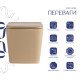 Унітаз підвісний Tern Ultra Quiet 490×365×325 мм, Beige, з сидінням Slim Duroplast / Soft-close / Quick Release QT17332303ASSB Qtap SD00054290