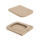 Унітаз підвісний Tern Ultra Quiet 490×365×325 мм, Beige, з сидінням Slim Duroplast / Soft-close / Quick Release QT17332303ASSB Qtap SD00054290