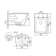 Qtap Унітаз підвісний Tern Ultra Quiet безобідковий з сидінням Soft-close WHITE QT17332303AW