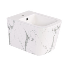 Біде підвісне Qtap Tern 520x350x330 мм, Marble QT17551303GMR SD00054295
