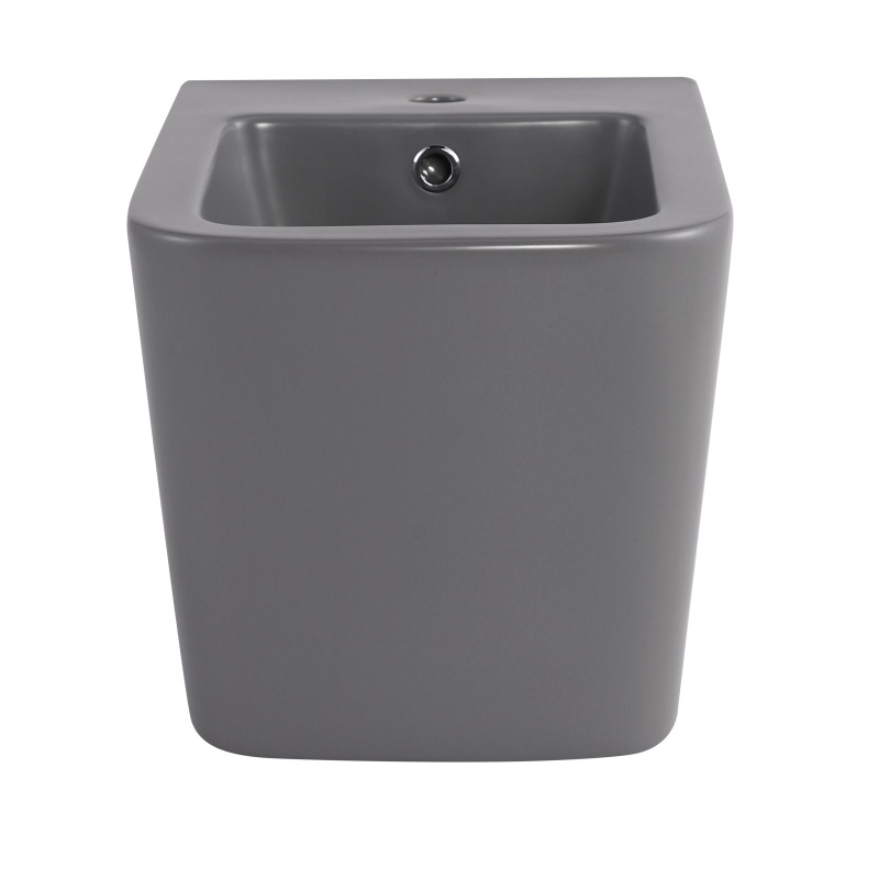 Біде підвісне Qtap Tern 520x350x330 мм, Stone grey QT17551303GSG SD00054293