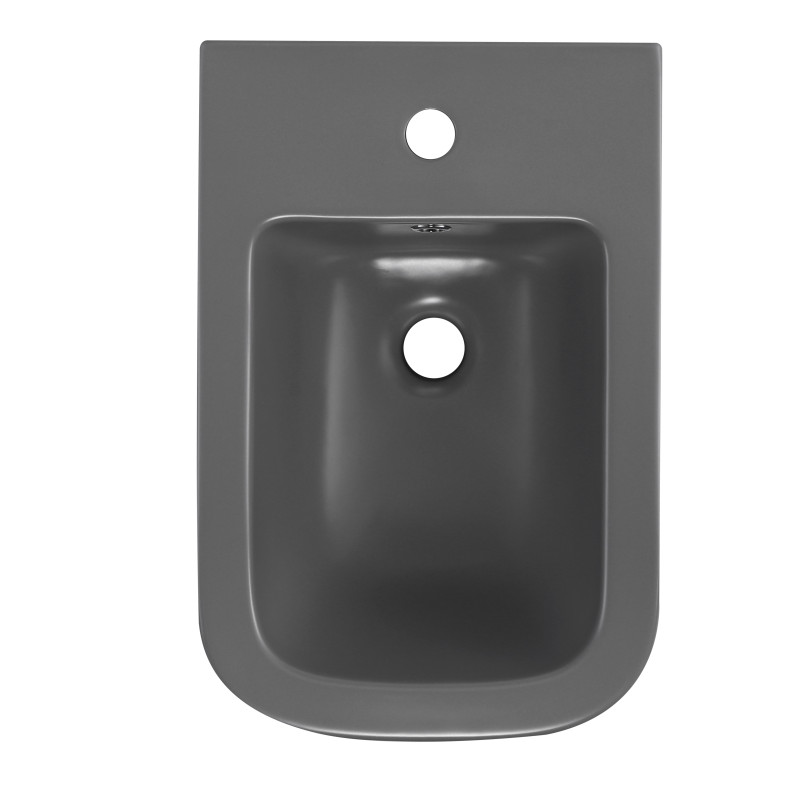 Біде підвісне Qtap Tern 520x350x330 мм, Stone grey QT17551303GSG SD00054293