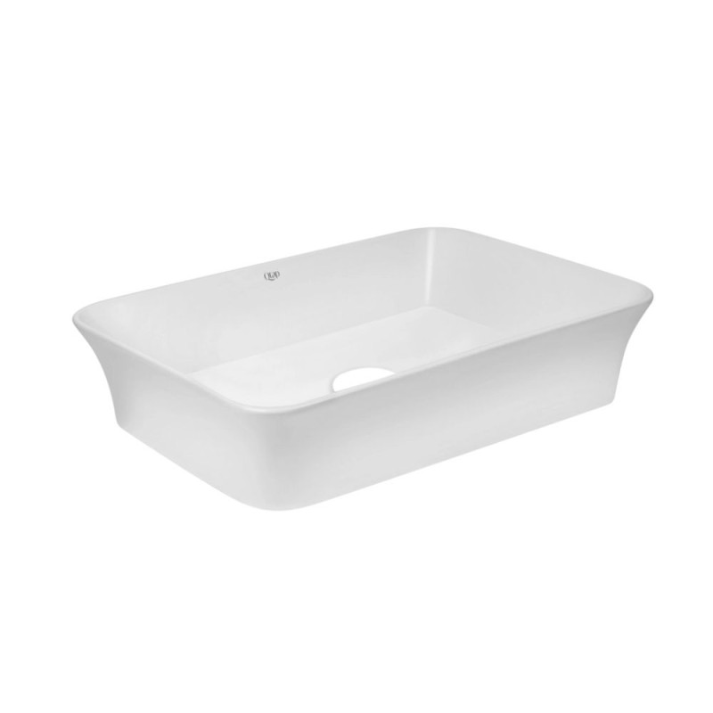 Qtap Комплект Virgo: Раковина накладна прамокутна 490х350х110 мм White + Донний клапан PU02