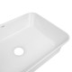 Qtap Комплект Virgo: Раковина накладна прамокутна 490х350х110 мм White + Донний клапан PU02