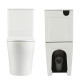 Qtap Унітаз підлоговий Virgo Ultra Quiet безобідковий з сидінням Soft-close WHITE QT18226092AW
