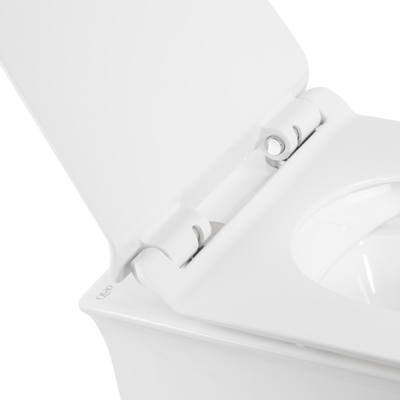 Qtap Унітаз підвісний Virgo безобідковий з сидінням Soft-close QT1833051ERW
