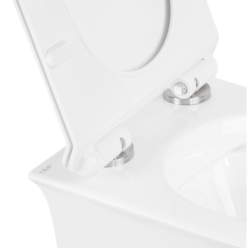 Qtap Унітаз підвісний Virgo безобідковий з сидінням Soft-close QT1833051ERW
