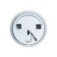 Qtap Дзеркало Virgo R600 з LED-підсвічуванням кнопковий перемикач, QT1878250660W