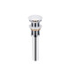 Qtap Комплект Owl: Раковина накладна кругла 400х400х155 мм White + Донний клапан PU02