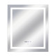 Qtap Дзеркало Mideya 700х800 з LED-підсвічуванням Touch, з антизапотіванням, з годинником, димером, рег. яскравості QT2078DCF7080W