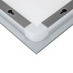 Qtap Дзеркало Mideya 700х800 з LED-підсвічуванням Touch, з антизапотіванням, з годинником, димером, рег. яскравості QT2078DCF7080W