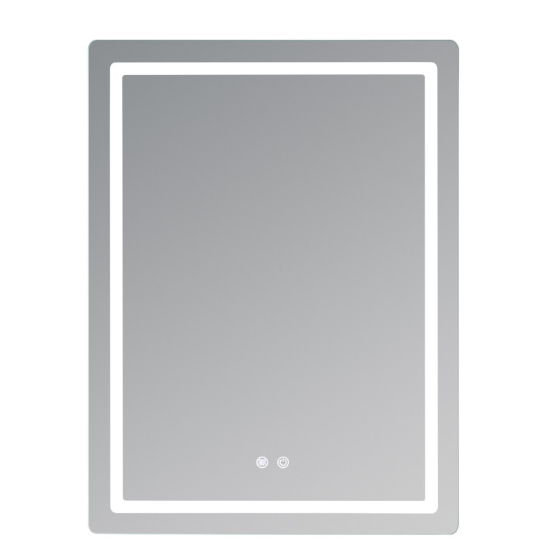 Дзеркало Qtap Mideya (MI2) 600х800 з LED-підсвічуванням Touch, з антизапотіванням, димером, рег. яскравості QT2078F6080 SD00054602