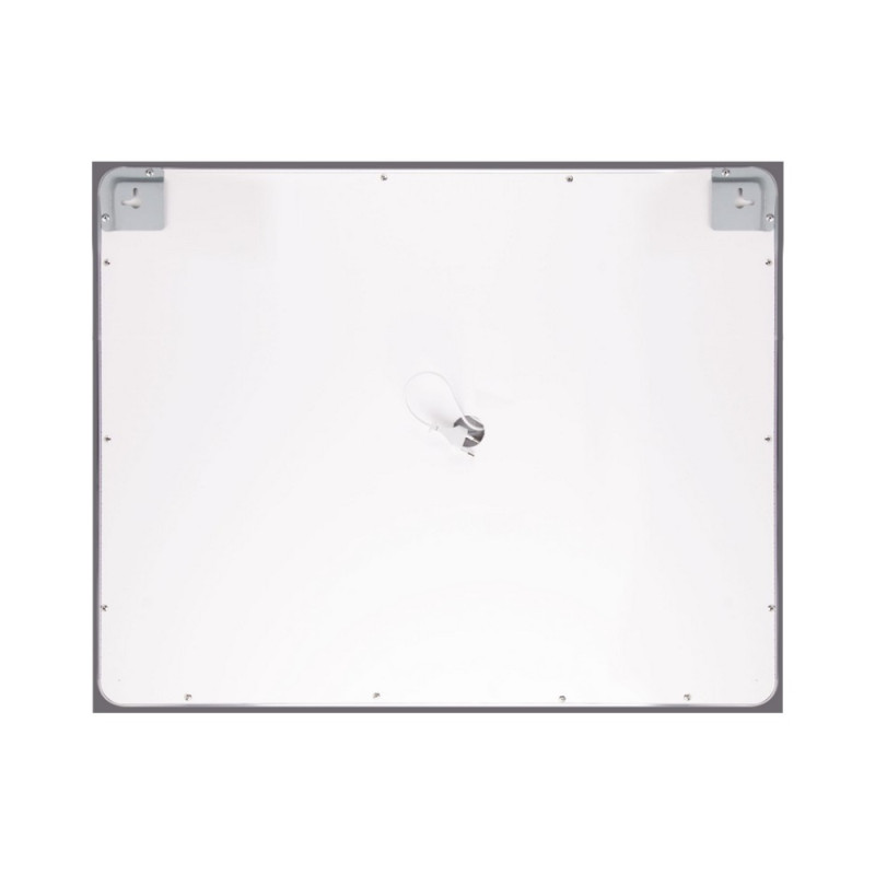 Qtap Дзеркало Mideya (DC-F614) 1000х800 з LED-підсвічуванням Touch, з антизапотіванням, з годинником, димером, рег. яскравості QT2078F614W