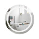 Qtap Дзеркало Mideya (DC-F803) R600 з LED-підсвічуванням Touch, з антизапотіванням, з годинником, димером, рег. яскравості QT2078F803W