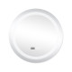 Qtap Дзеркало Mideya (DC-F803) R600 з LED-підсвічуванням Touch, з антизапотіванням, з годинником, димером, рег. яскравості QT2078F803W