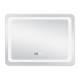 Qtap Дзеркало Mideya (DC-F908) 800х600 з LED-підсвічуванням Touch, з антизапотіванням, з годинником, димером, рег. яскравості QT2078F908W