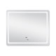 Qtap Дзеркало Mideya (DC-F910) 1000х800 з LED-підсвічуванням Touch, з антизапотіванням, з годинником, димером, рег. яскравості QT2078F910W