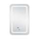 Qtap Дзеркало Mideya (DC-F911) 500х800 з LED-підсвічуванням Touch, з антизапотіванням, з годинником, димером, рег. яскравості QT2078F911W