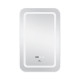 Qtap Дзеркало Mideya (DC-F911) 500х800 з LED-підсвічуванням Touch, з антизапотіванням, з годинником, димером, рег. яскравості QT2078F911W
