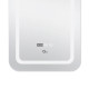 Qtap Дзеркало Mideya (DC-F911) 500х800 з LED-підсвічуванням Touch, з антизапотіванням, з годинником, димером, рег. яскравості QT2078F911W
