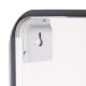 Qtap Дзеркало Mideya (DC-F911) 500х800 з LED-підсвічуванням Touch, з антизапотіванням, з годинником, димером, рег. яскравості QT2078F911W