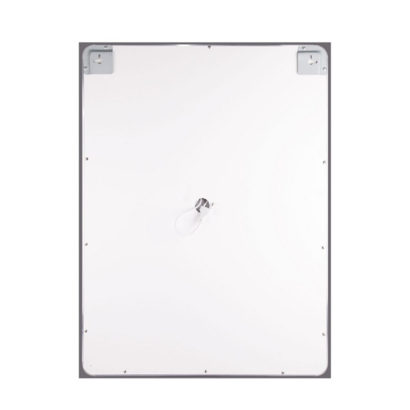 Qtap Дзеркало Mideya (DC-F937) 600х800 з LED-підсвічуванням Touch, з антизапотіванням, з годинником, димером, рег. яскравості QT2078F937W