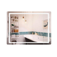 Дзеркало Qtap Mideya (DC-F614) 700х500 з LED-підсвічуванням Touch, з антизапотіванням, димером QT2078NCF07050W SD00054143