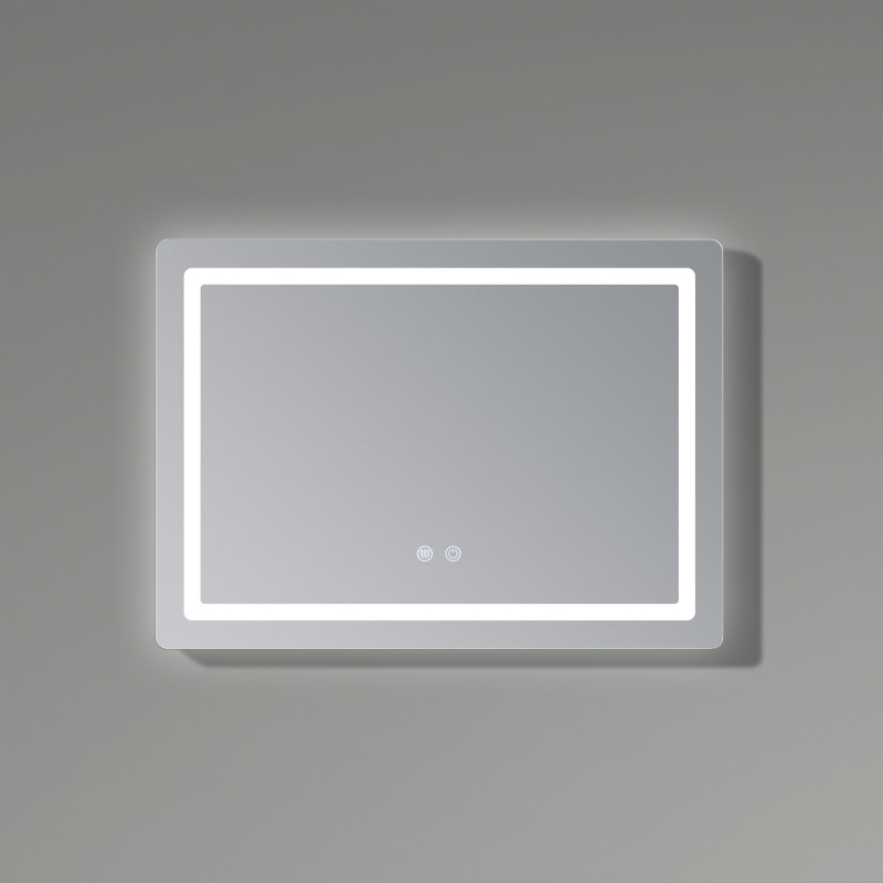 Дзеркало Qtap Mideya (DC-F614) 700х500 з LED-підсвічуванням Touch, з антизапотіванням, димером QT2078NCF07050W SD00054143