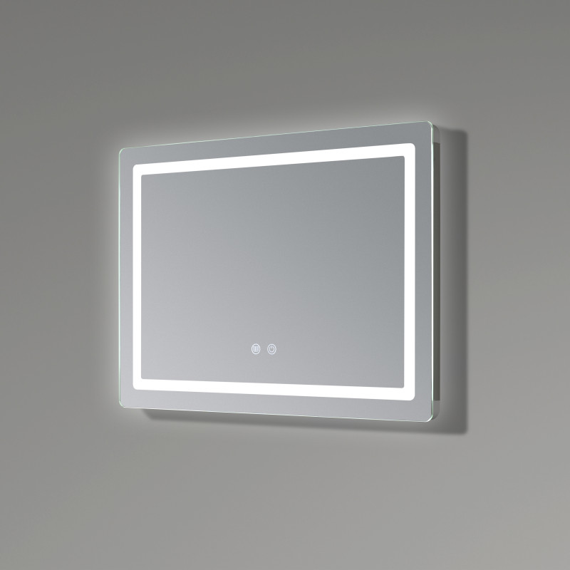 Дзеркало Qtap Mideya (DC-F614) 700х500 з LED-підсвічуванням Touch, з антизапотіванням, димером QT2078NCF07050W SD00054143
