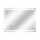 Qtap Дзеркало Mideya 800х600 з LED-підсвічуванням Touch, з антизапотіванням, з годинником, димером, рег. яскравості QT2078NCF8060W
