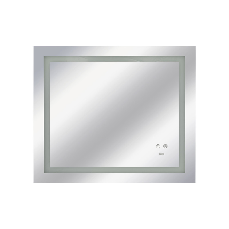 Qtap Дзеркало Mideya 800х700 з LED-підсвічуванням Touch, з антизапотіванням, з димером, рег. яскравості Reverse QT2078NCF8070W