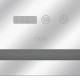 Qtap Дзеркало Mideya 800x800 з LED-підсвічуванням Touch, з антизапотіванням, з годинником, димером, рег. яскравості QT2078NCF8080W