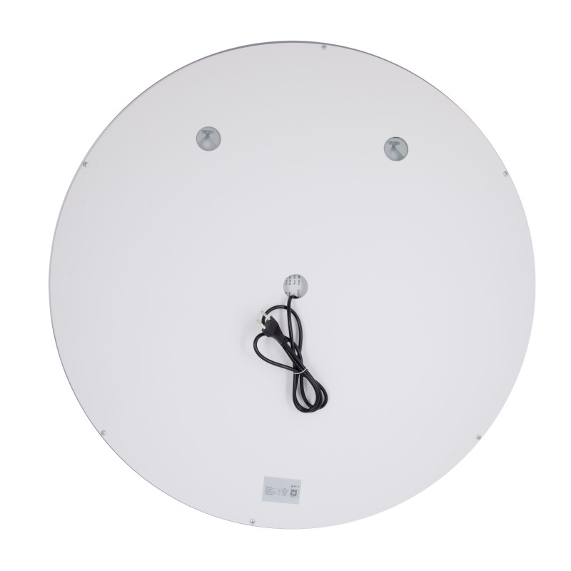 Дзеркало Qtap Mideya (MI6) R900 з LED-підсвічуванням Touch, з антизапотіванням, димером, рег. яскравості QT2078NCR9090W SD00054583