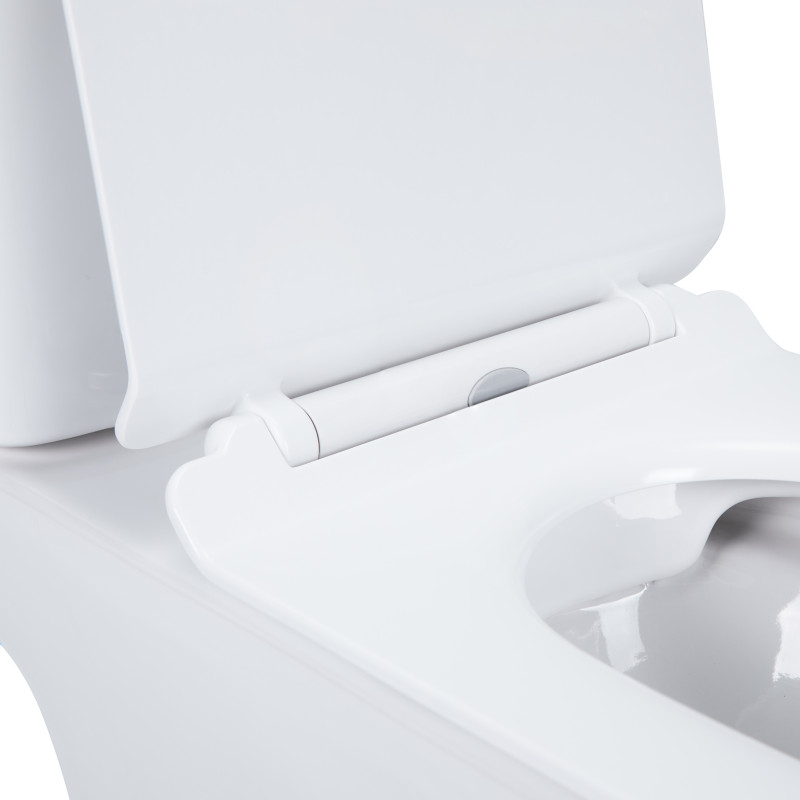 Qtap Унітаз-компакт Presto безобідковий з сідінням Soft-close QT24221217AW