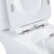 Qtap Унітаз-компакт Presto безобідковий з сідінням Soft-close QT24221217AW