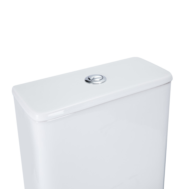 Qtap Унітаз-компакт Presto безобідковий з сідінням Soft-close QT24221217AW