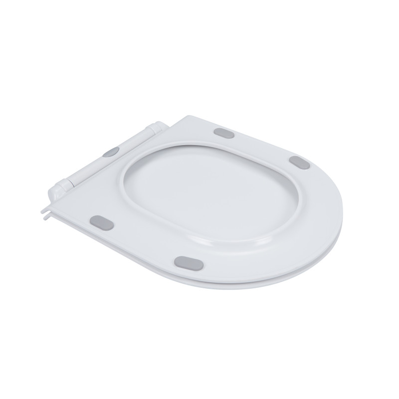 Qtap Унітаз-компакт Presto безобідковий з сідінням Soft-close QT24221217AW