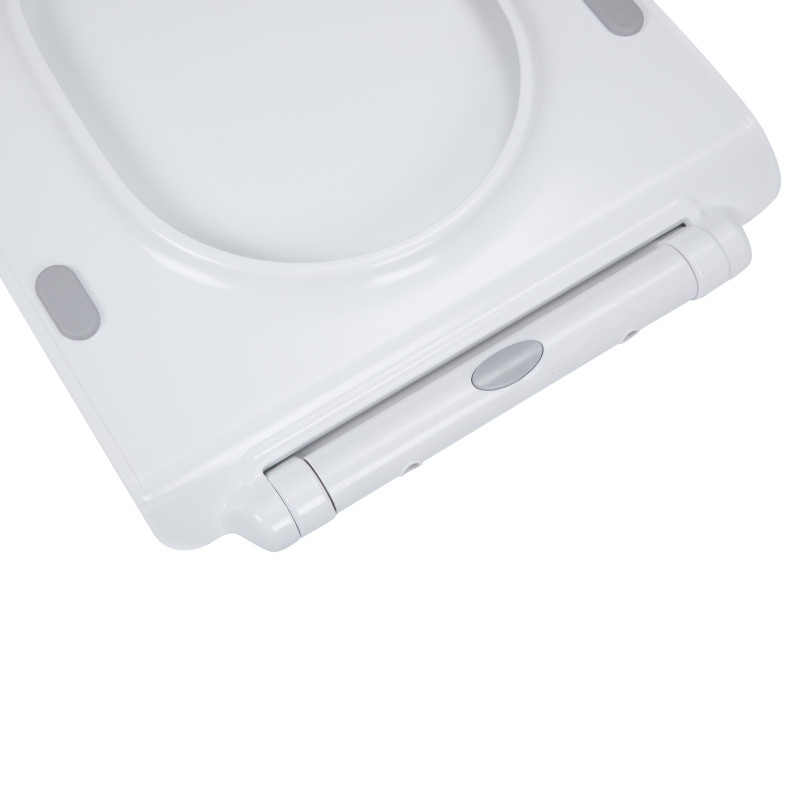 Qtap Унітаз-компакт Presto безобідковий з сідінням Soft-close QT24221217AW