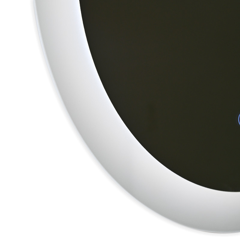 Qtap Дзеркало Taurus R600 з LED-підсвічуванням Touch, з антизапотіванням, з димером, рег. темп. кольору (3000-6500K) QT2478R607