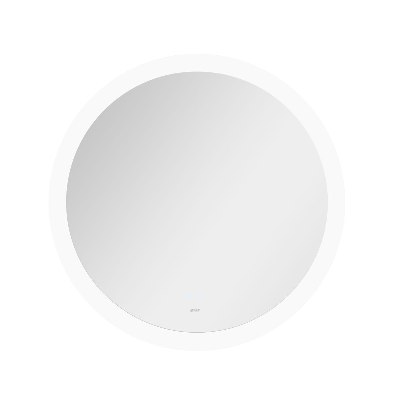 Qtap Дзеркало Taurus R800 з LED-підсвічуванням Touch, з антизапотіванням, з димером, рег. темп. кольору (3000-6500K) QT2478R807