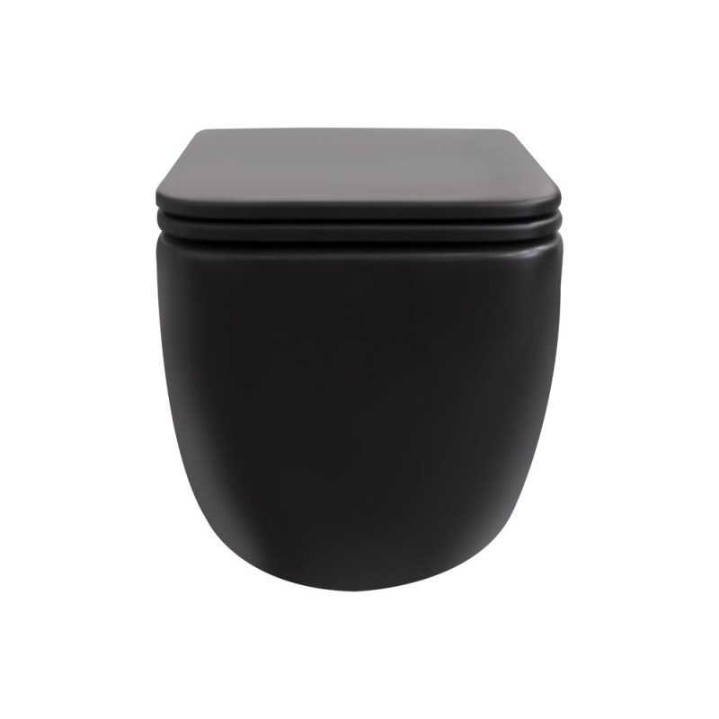 Qtap Унітаз підвісний Gemini безободковий з сидінням Soft-close QT2533076EUQMB