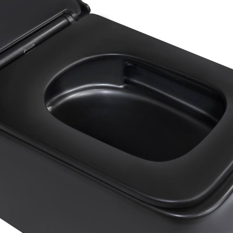 Qtap Унітаз підвісний Gemini безободковий з сидінням Soft-close QT2533076EUQMB