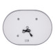 Qtap Дзеркало Gemini 500х700 з LED-підсвічуванням Touch, з антизапотіванням, з димером, рег. темп. кольору (3000-6500K) Reverse QT2578R5070