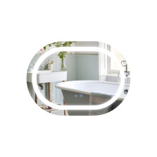 Qtap Дзеркало Gemini 600х800 з LED-підсвічуванням Touch, з антизапотіванням, з димером, рег. темп. кольору (3000-6500K) Reverse QT2578R6080